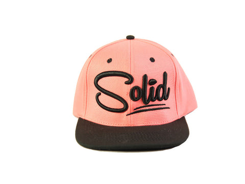 "Solid" Pink/Black